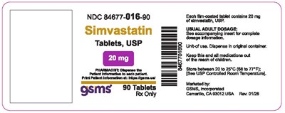 84677-016-90lb (Simvastatin 20mg)